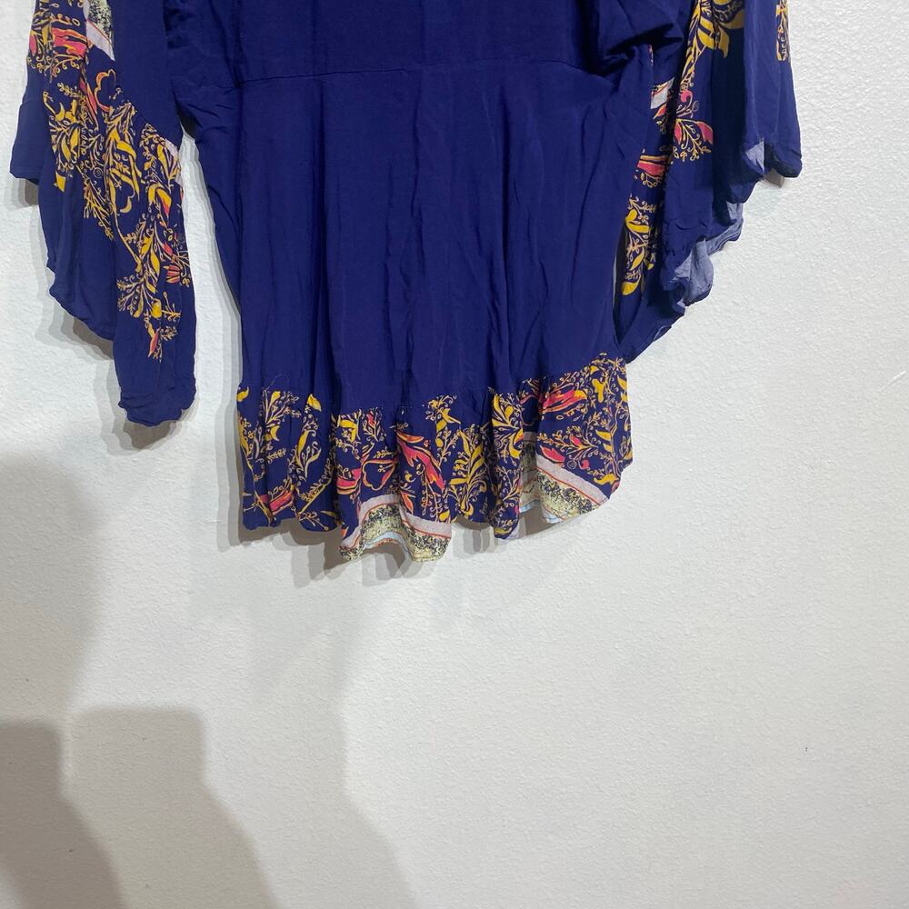 Free People Sunset Dreams Printed Tunic Sz XS - Picture 5 of 13